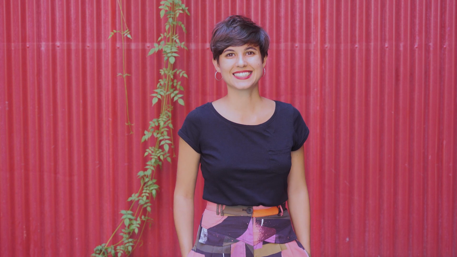 Picture from the interview with Anna Andreu