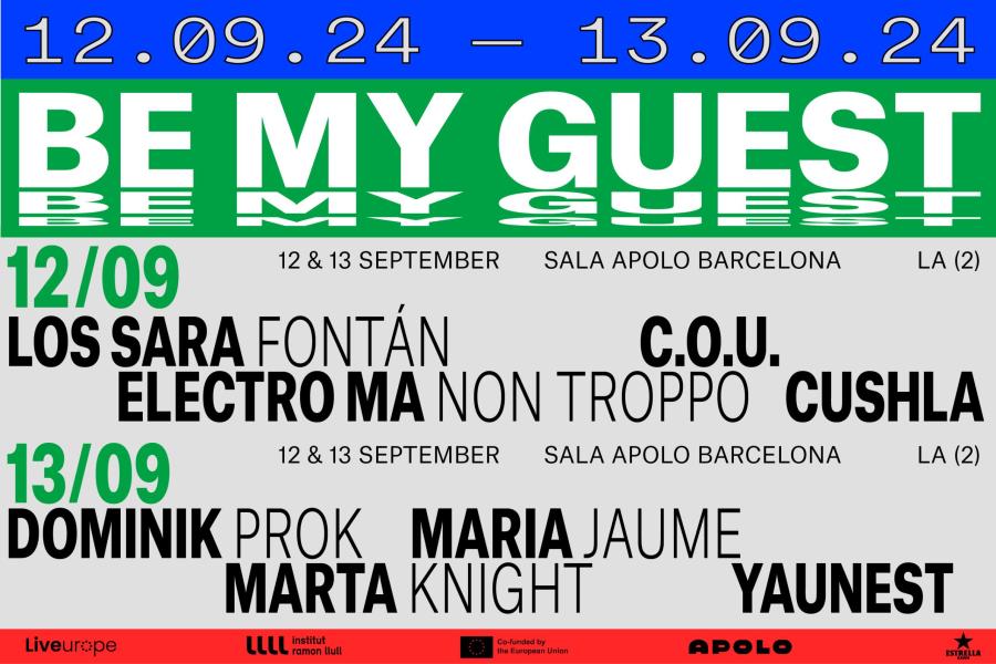 Be my guest 2024