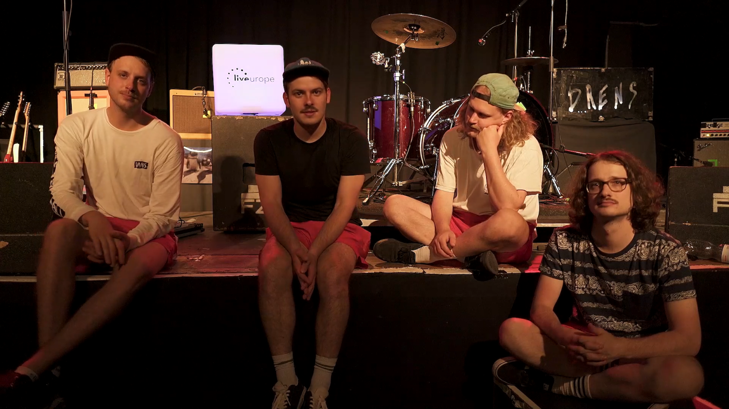 Capture of DRENS (DE) interview in Liveurope Festival 