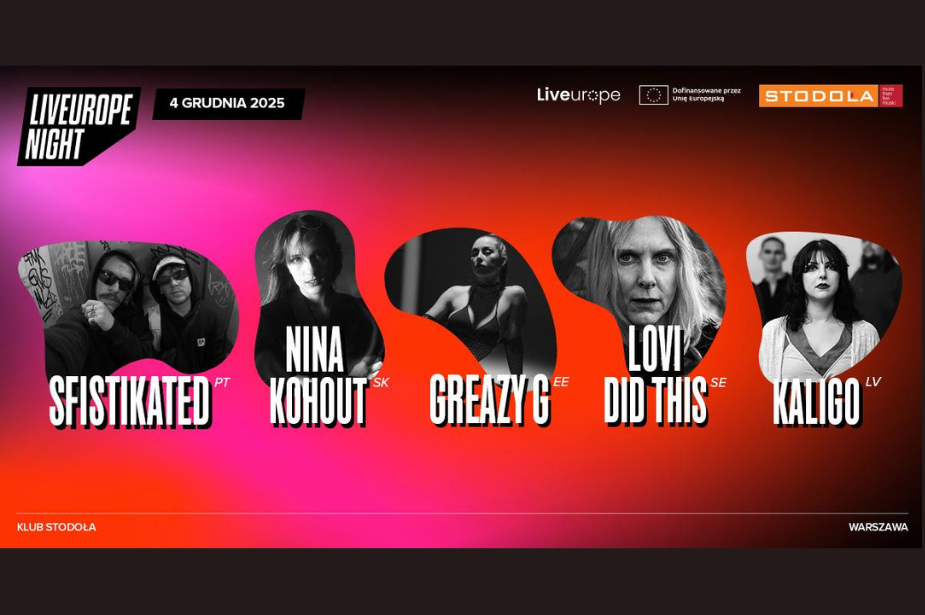 Liveurope night Stodola 2025