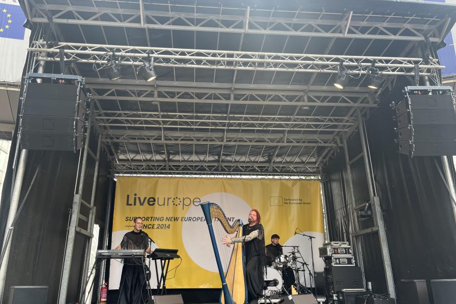 Isaakians at Liveurope Stage EP Europe Day celebrations
